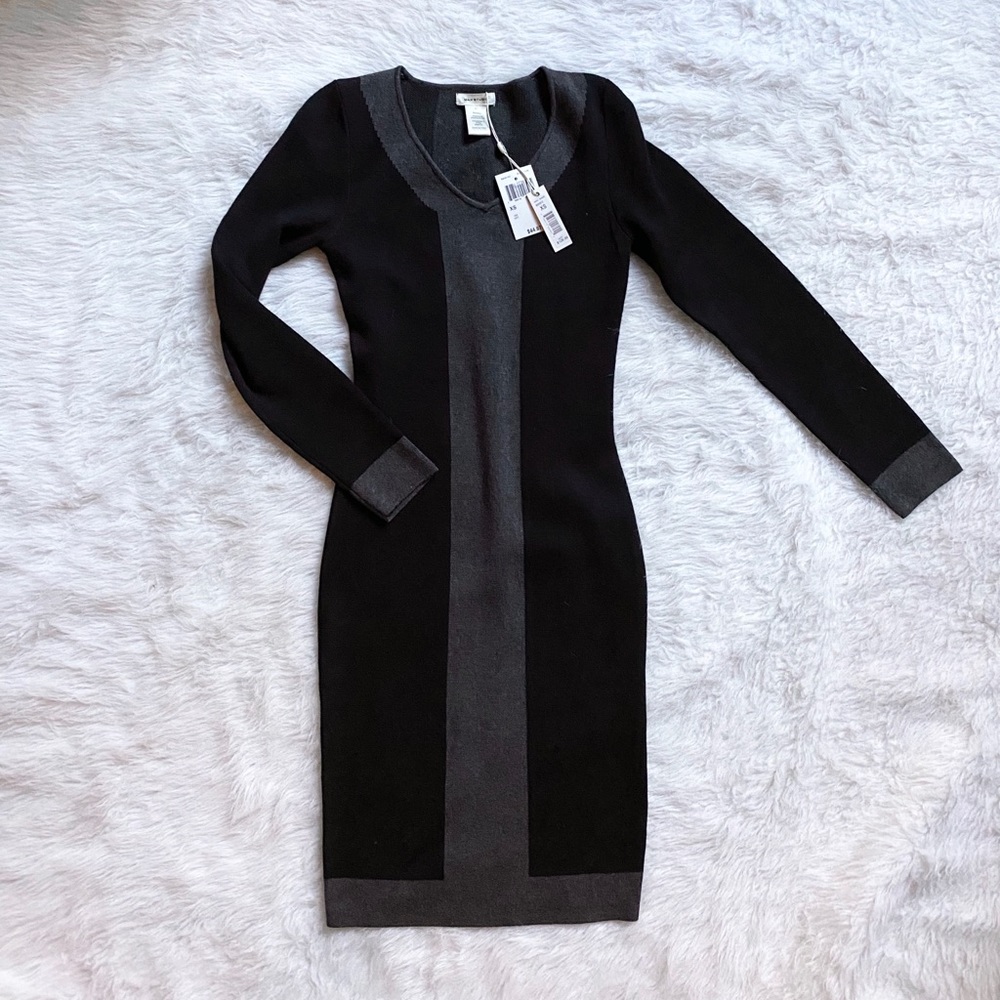 Max Studio fitted knit dress